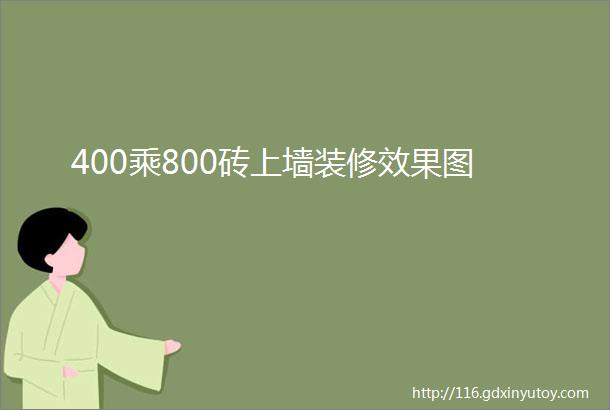 400乘800砖上墙装修效果图